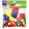 Creativity Street Pom Pons, Bright Hues, Assorted Sizes, 100 Count, PK6 PAC8121-01 - alternate 2